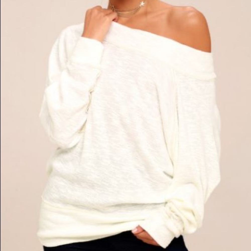 Free people Palisades off the shoulder top